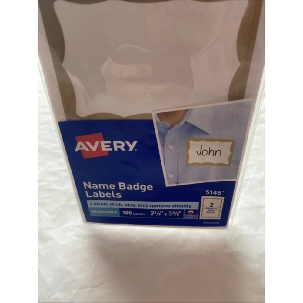 Avery Dennison Ave-5146 Name Badge Label - 2.34